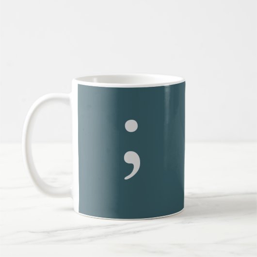 Semicolon Koffiemok (Links)