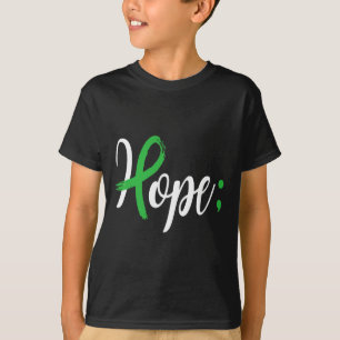 Semicolon Mental Health Awareness Maand Ondersteun T-shirt