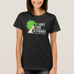 Semicolon Mental Health Awareness vier neurodivers T-shirt