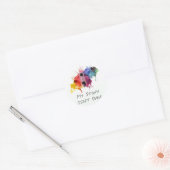 Semicolon - Mijn verhaal gaat niet over Ronde Sticker (Envelop)