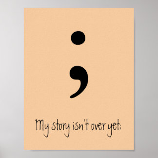 Semicolon / Mijn verhaal is nog niet voorbij; Poster
