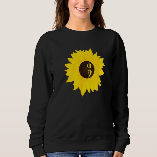 Semicolon Sunflower Trui (Voorkant)