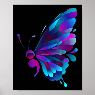 Semicolon Symbool Geestelijke Gezondheid Zelfmoord Poster