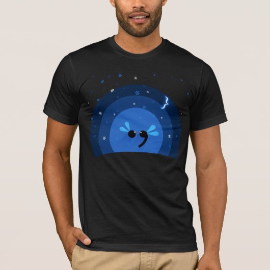 Semicolon T-shirt (Voorkant)