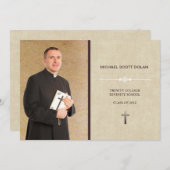 Seminair Afstuderen Aangepaste foto Aankondiging (Voorkant / Achterkant)