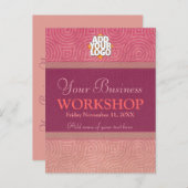 Séminaire d'entreprise modèle d'invitation (Devant / Derrière)