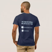 Séminaire d'esquisse de Chicago 2024 T-shirt USk (Dos entier)