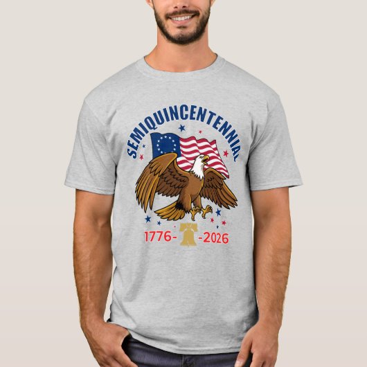 Semiquincentennial Bald Eagle T-Shirt (Devant)