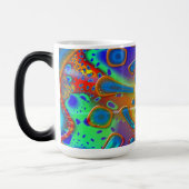 SemiSonic 3D Dichroic Glass Fractal Magische Mok (Links)