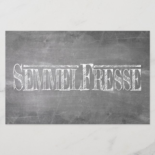 Semmelfresse - wit (Voorkant)
