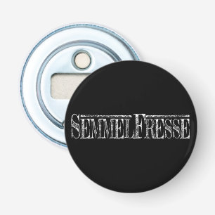 Semmelfresse - witte flesopener button flesopener