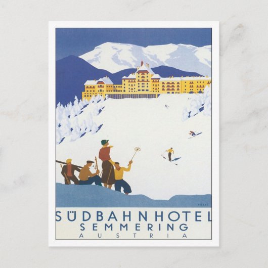 Semmering Austria Briefkaart (Voorkant)