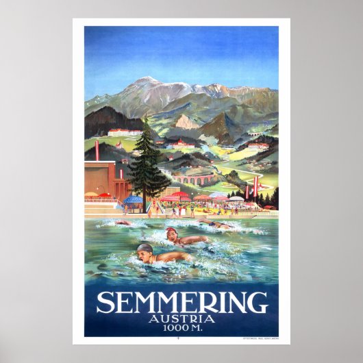 Semmering Austria Vintage Poster 1928 (Voorkant)