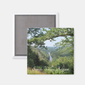 Semois Valley Uitzicht, Ardennes, België Magneet (Voorkant / Achterkant)