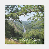 Semois Valley Uitzicht, Ardennes, België Magneet (Voorkant)