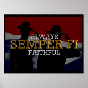 Semper Fi - altijd trouwe Poster