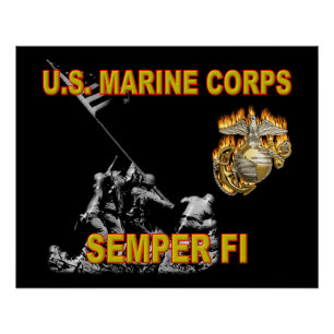 SEMPER FI PERFECT POSTER