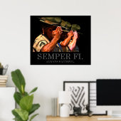 Semper Fi - Poster toujours fidèle (Bureau à domicile)