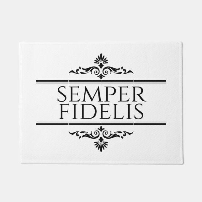 Semper Fidelis Deurmat (Voorkant)