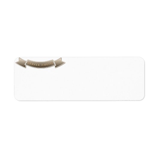 Semper Fidelis Etiket (Voorkant)