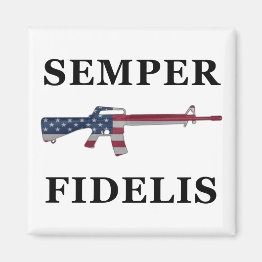 Semper Fidelis M16 magneet (Voorkant)