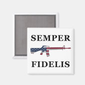 Semper Fidelis M16 Magnet (Recto/Verso)