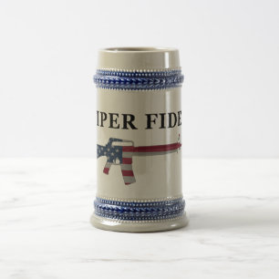Semper Fidelis M16 Stein Bierpul