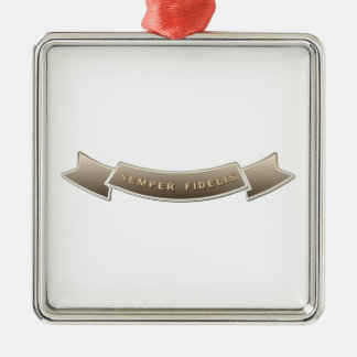 Semper Fidelis Metalen Ornament