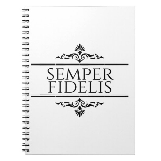 Semper Fidelis Notitieboek (Voorkant)