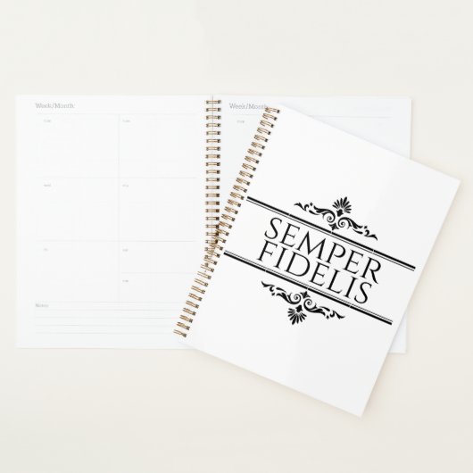 Semper Fidelis Planner (Display)