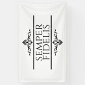 Semper Fidelis Spandoek (Verticaal)