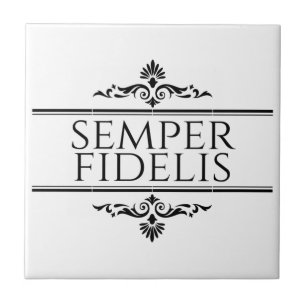Semper Fidelis Tegeltje