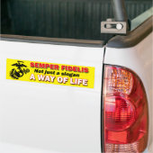 Semper Fidelis un Sticker pare-chocs mode de vie (Sur camion)