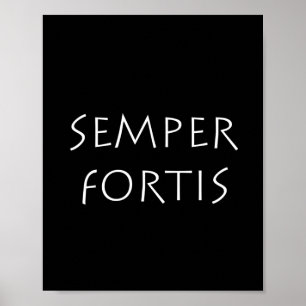Semper fortis poster