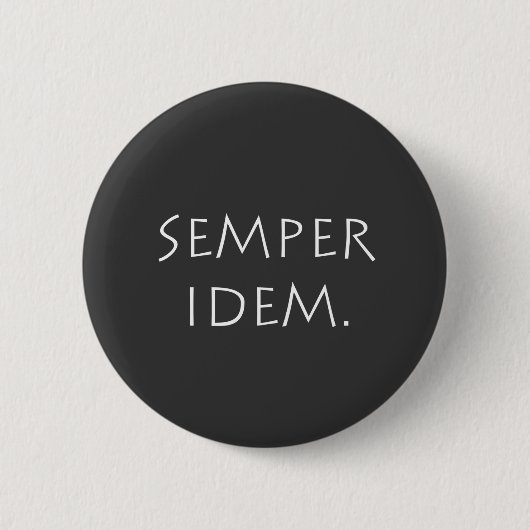 Semper-Idem Ronde Button 5,7 Cm (Voorkant)