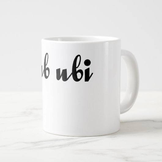 Semper Ubi Sub Ubi Extra Grote Beker (Voorkant rechts)