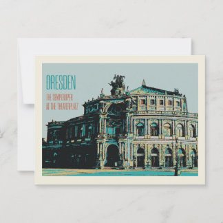 Semperoper Opera House & Concert Hall, Dresden Briefkaart