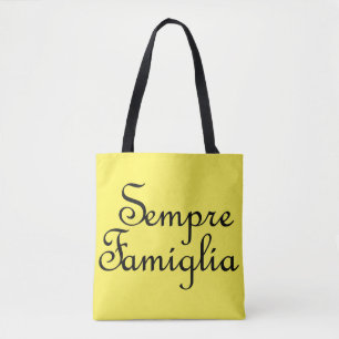Sempre Famiglia - Italiaans - Altijd familie Draagtas