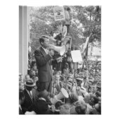 Sen. Robert Kennedy Campagne voor Amerikaans Presi Foto Afdruk (Voorkant)