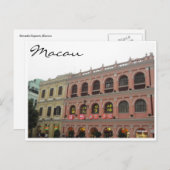 senado-vierkante kleuren briefkaart (Voorkant / Achterkant)