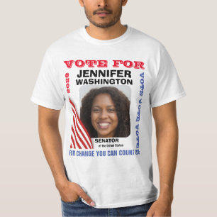 Senator Aangepaste Campagne Verkiezing T-shirt