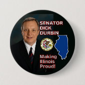 Senator Dick Durbin Button (Voorkant)