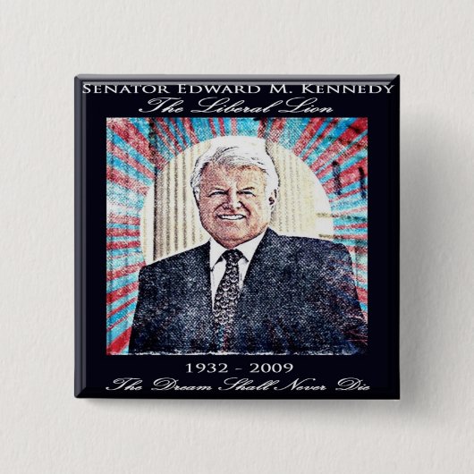 Senator Edward Kennedy Button (Voorkant)