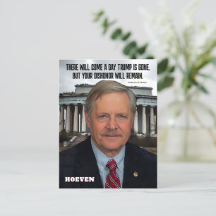 Senator John Hoeven Briefkaart
