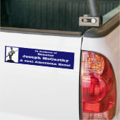 Senator Joseph McCarthy Bumpersticker (Op Truck)