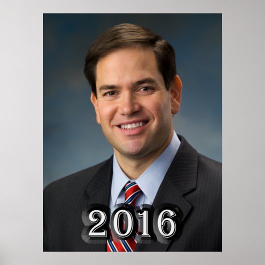 Senator Marco Rubio 2016 Poster (Voorkant)