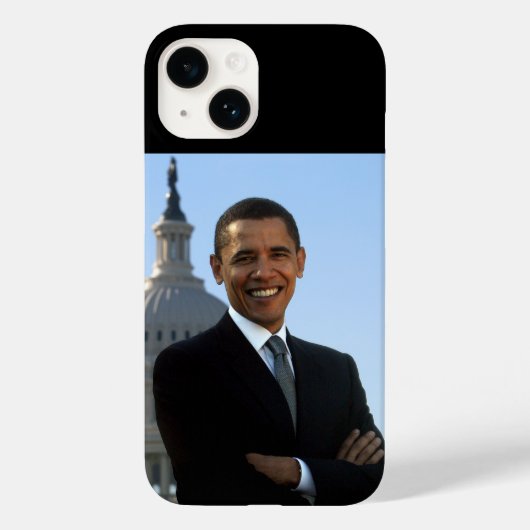 Senator Portrait, Amerikaans President Barack Obam Case-Mate iPhone Case (Achterkant)