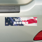 SENATOR SCOTT BROWN BUMPERSTICKER (Op auto)
