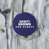SENATOR SCOTT BROWN RONDE BUTTON 4,0 CM (In situ)