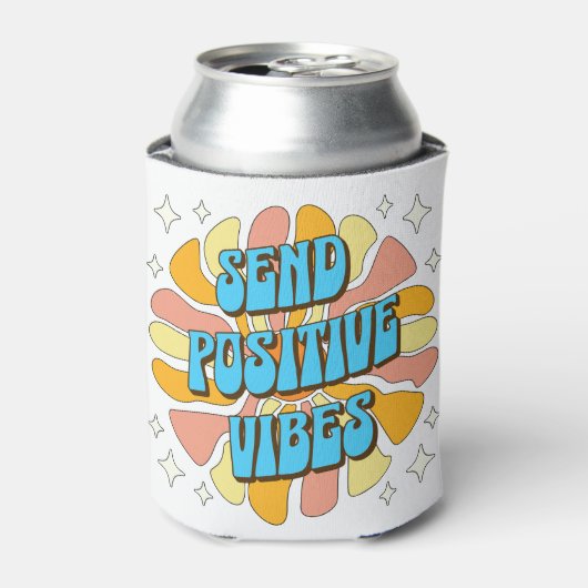 Send Positive Vibes Blikjeskoeler (Blikje Voorkant)